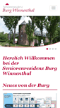 Mobile Screenshot of burgwinnenthal.de