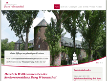 Tablet Screenshot of burgwinnenthal.de